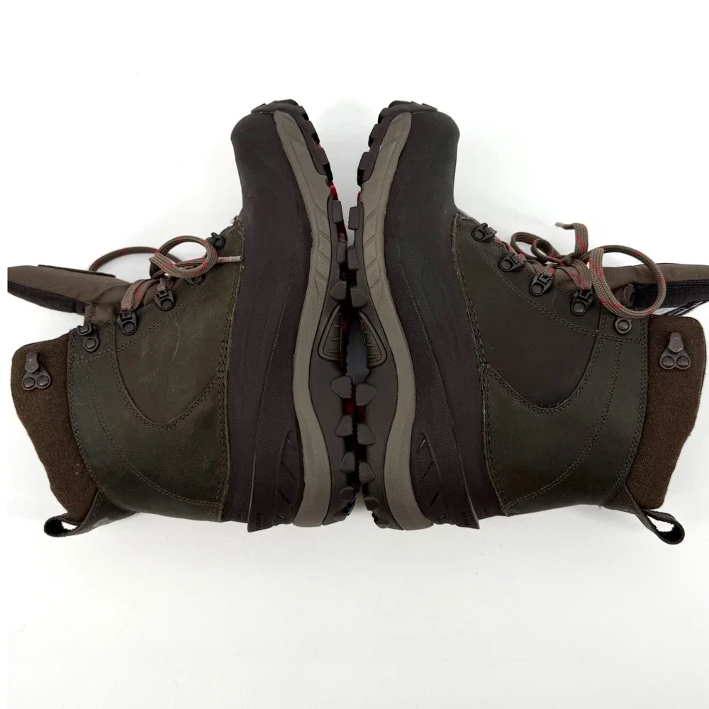 The North Face Mens 9 Chilkat III Winter Boots Leather Insulated Waterproof Gorp